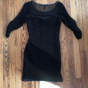 BCBG Max Azria Bandage Black Dress